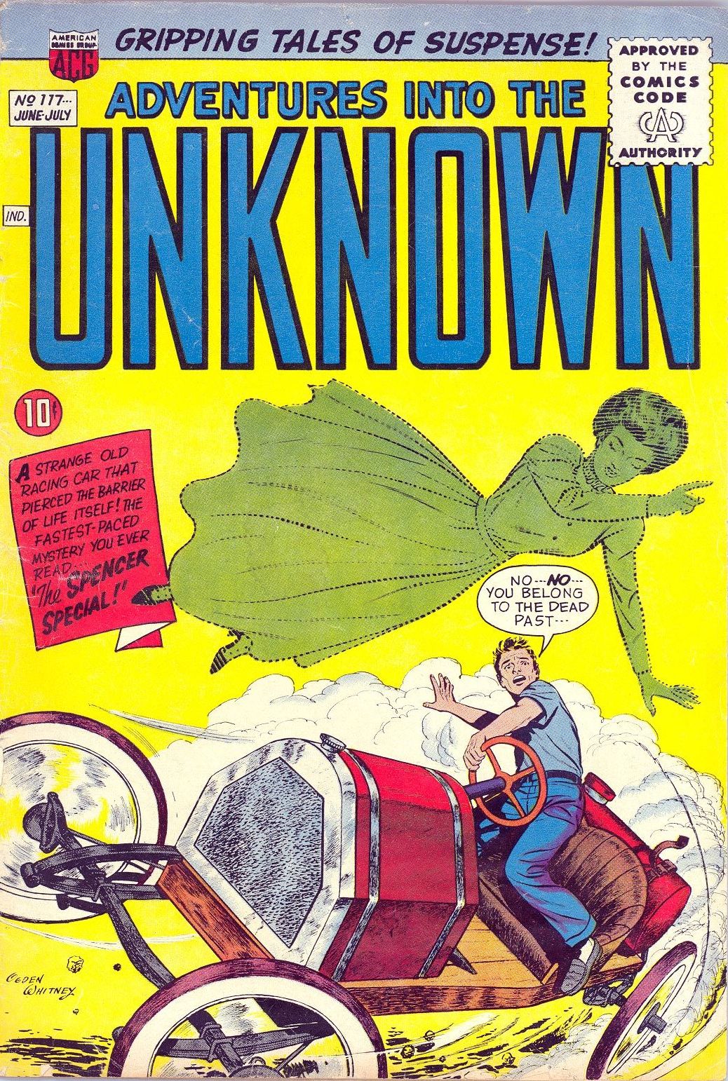 Adventures into the Unknown Number 117 Horror Comic Book