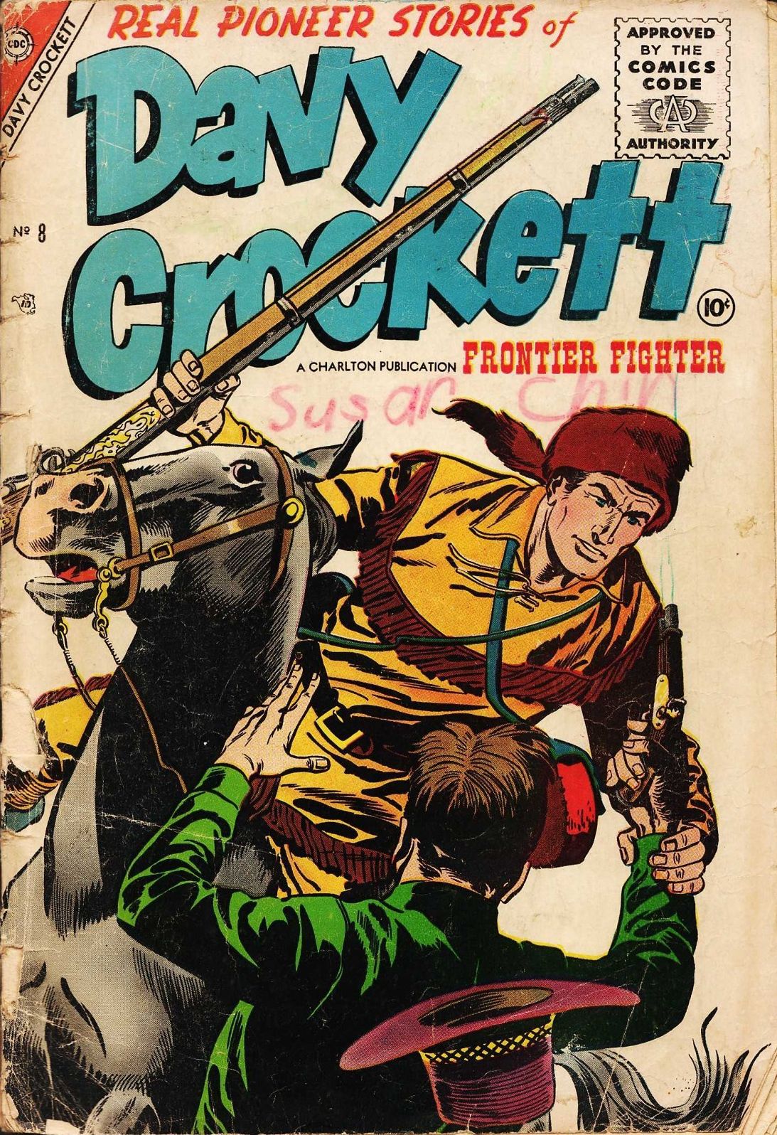 Davy Crockett Number 8 Western Comic Book