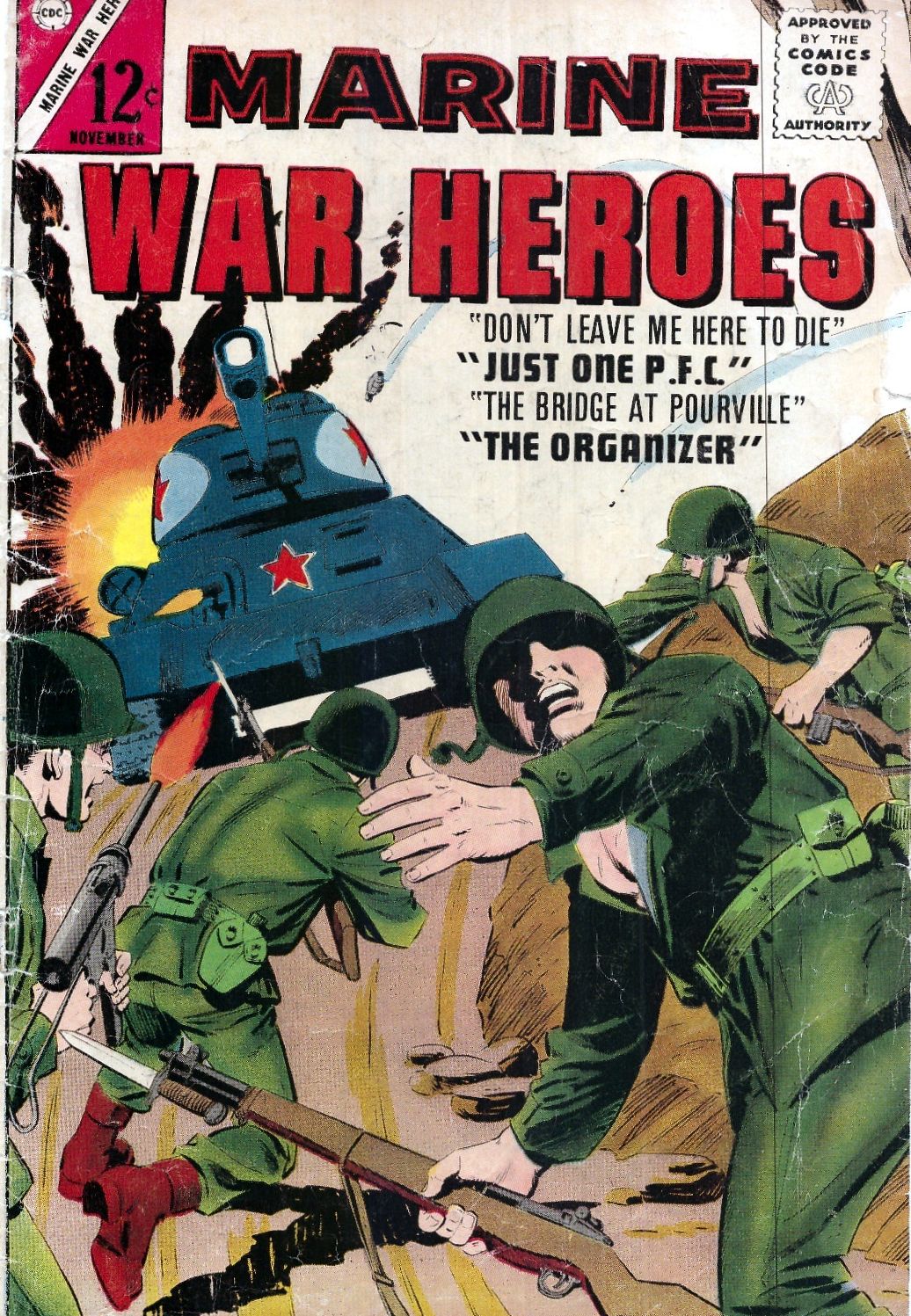 Marine War Heroes Number 5 War Comic Book