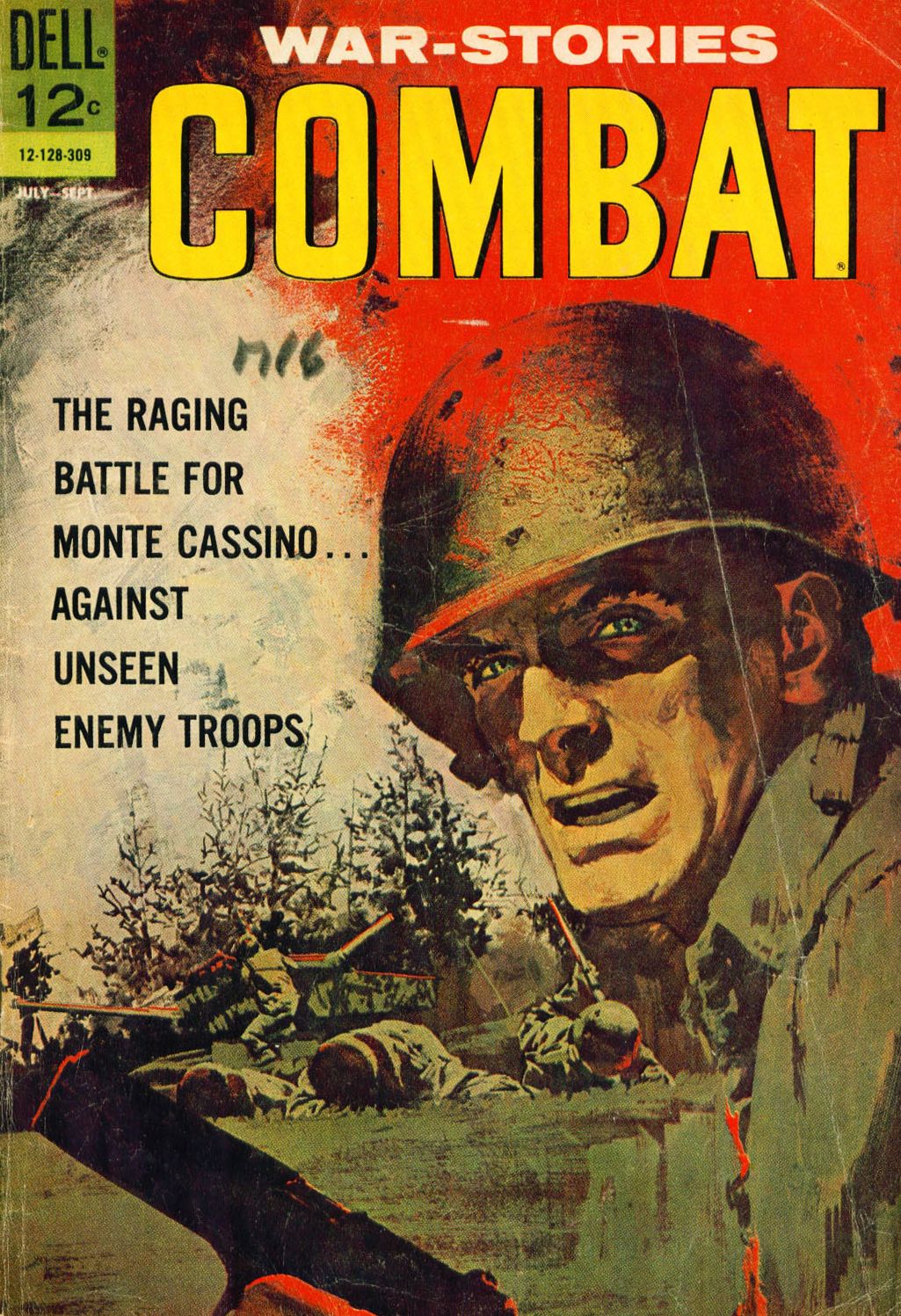 Combat Number 9 War Comic Book
