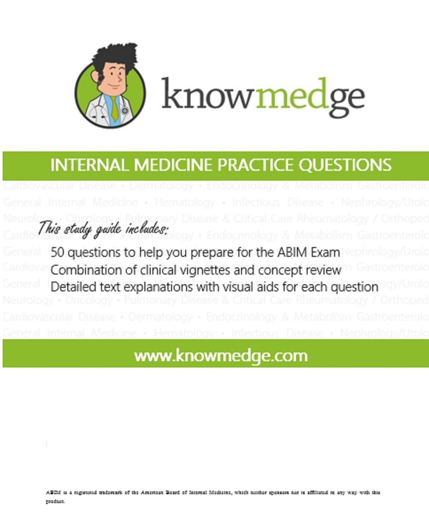 Knowmedge Internal Medicine Practice Questions