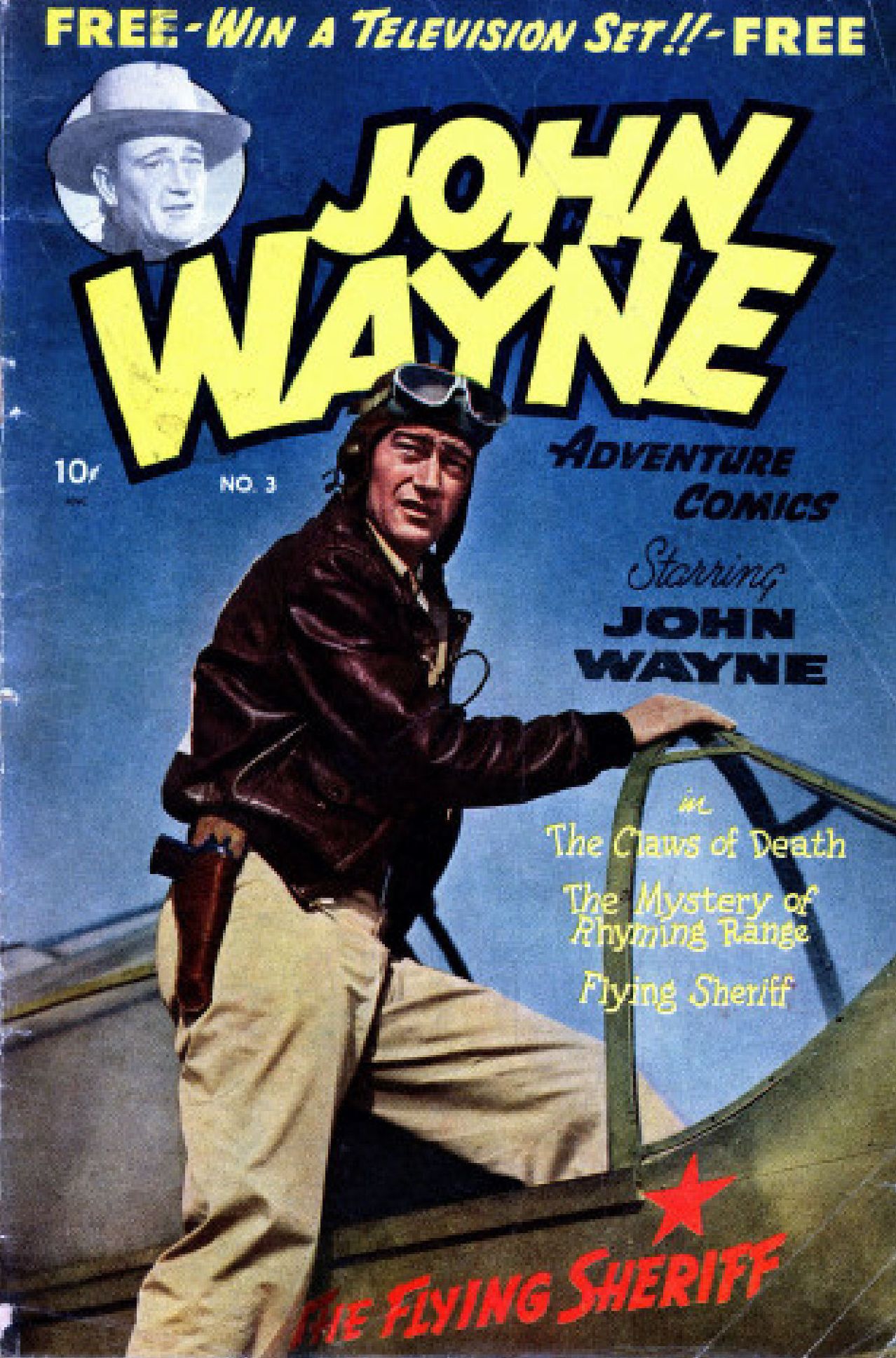 John Wayne Adventure Comics Number 3 Western Comic Book
