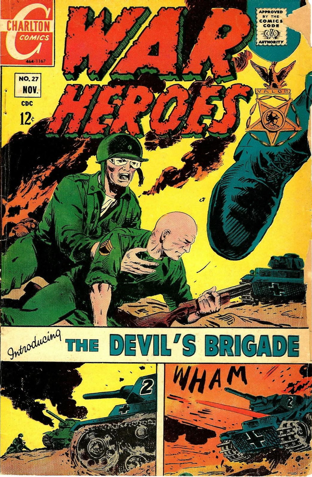 War Heroes Number 27 War Comic Book