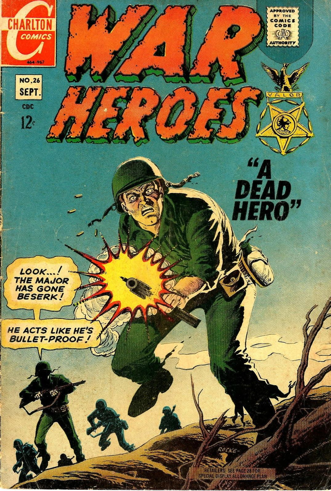 War Heroes Number 26 War Comic Book