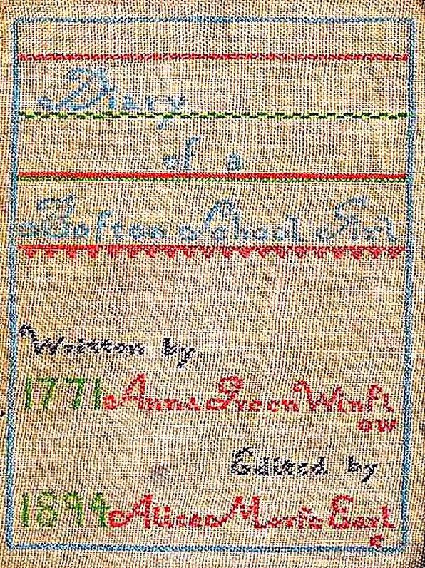 Diary of Anna Green Winslow