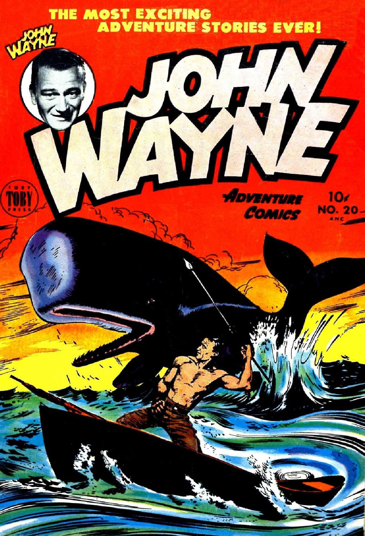 John Wayne Adventure Comics Number 20 Western Comic Book