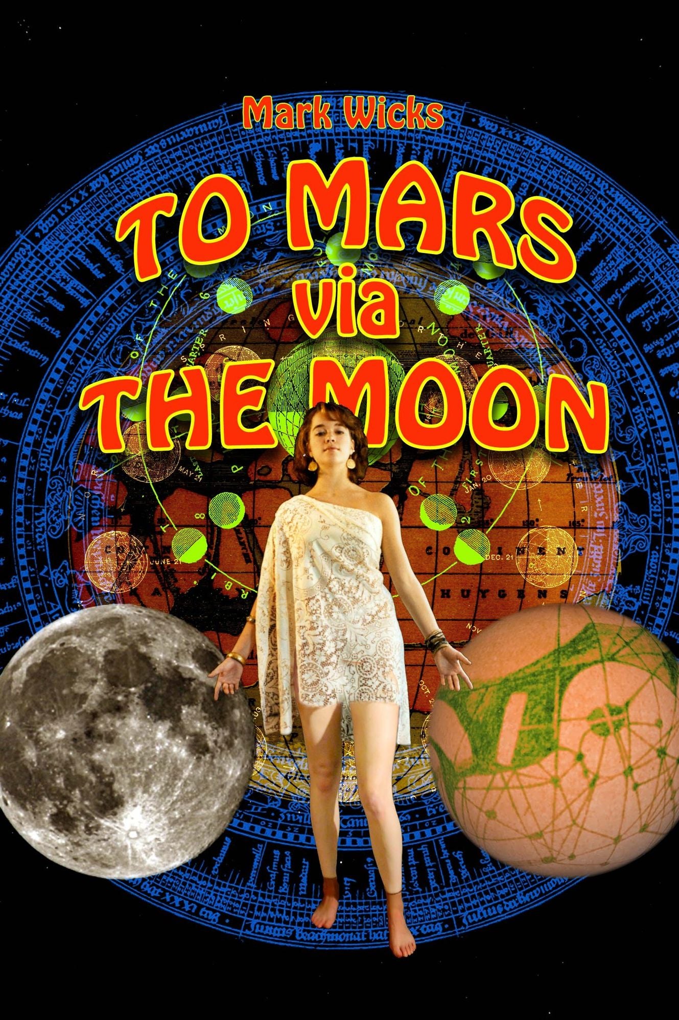To Mars via the Moon: An Astronomical Story (Annotated)