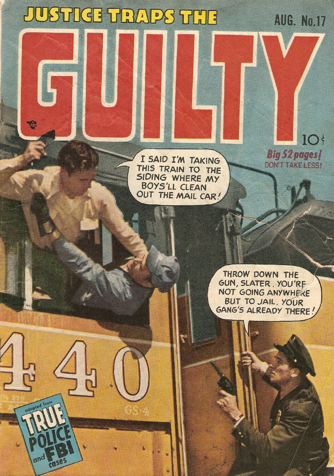 Justice Traps the Guilty Number 17 Crime Comic Book
