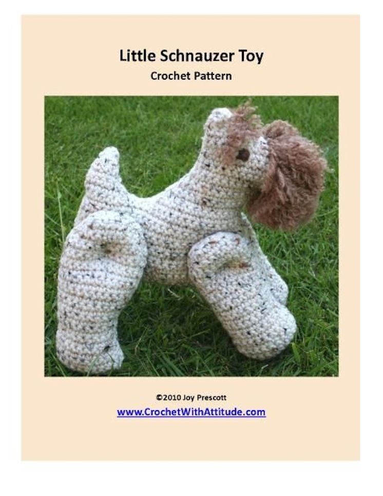Little Schnauzer Toy Dog Crochet Pattern