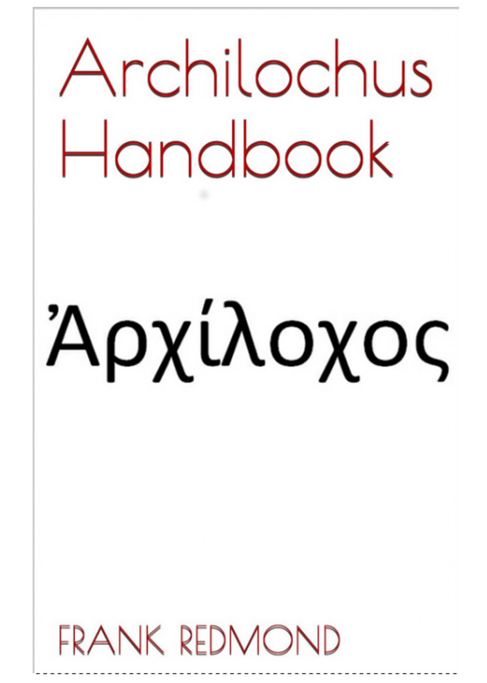 Archilochus Handbook