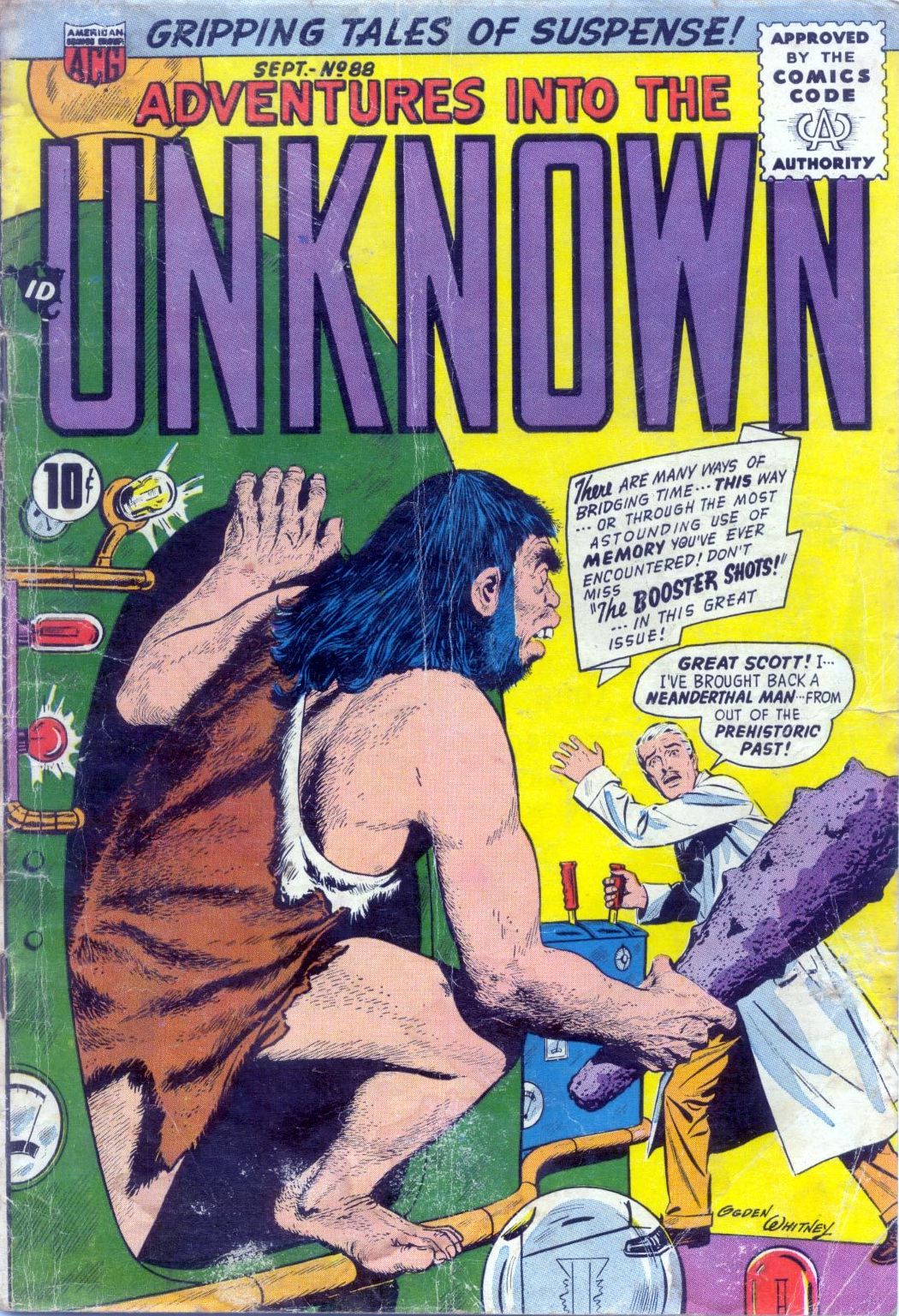 Adventures into the Unknown Number 88 Horror Comic Book