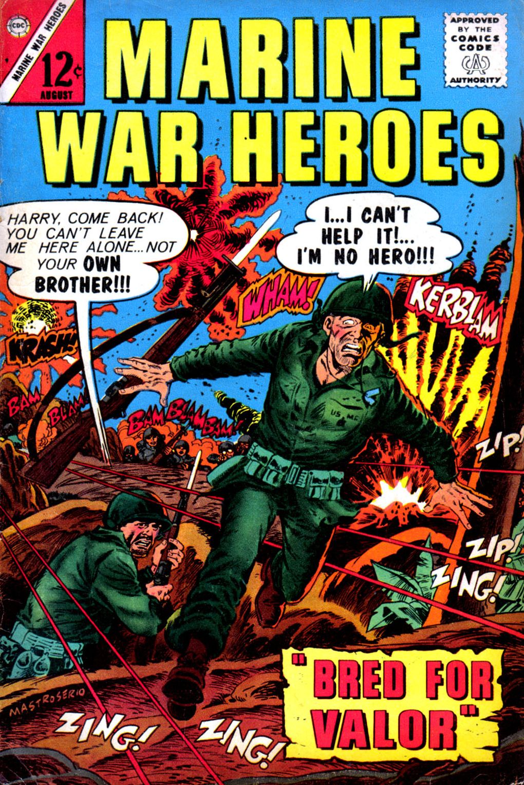 Marine War Heroes Number 9 War Comic Book