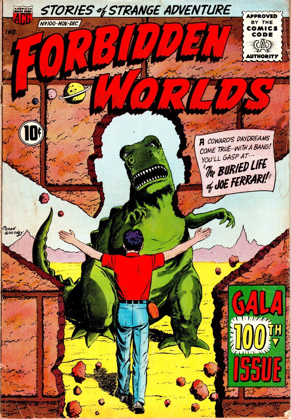 Forbidden Worlds Number 100 Horror Comic Book
