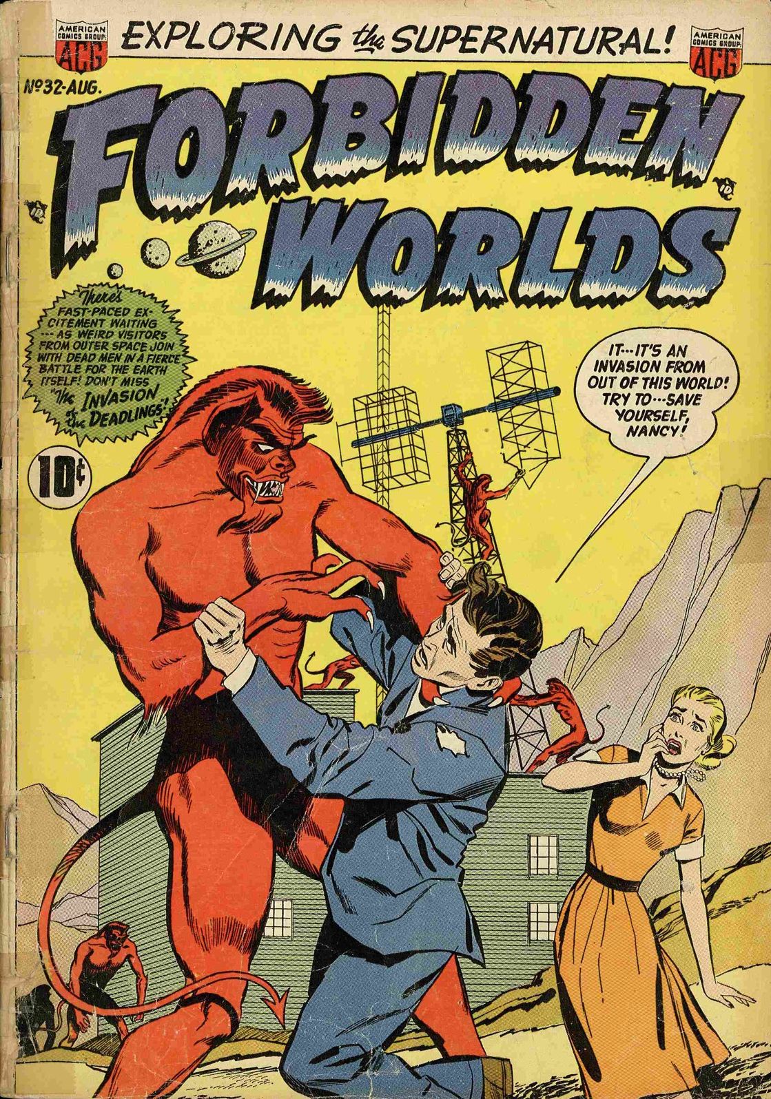 Forbidden Worlds Number 32 Horror Comic Book