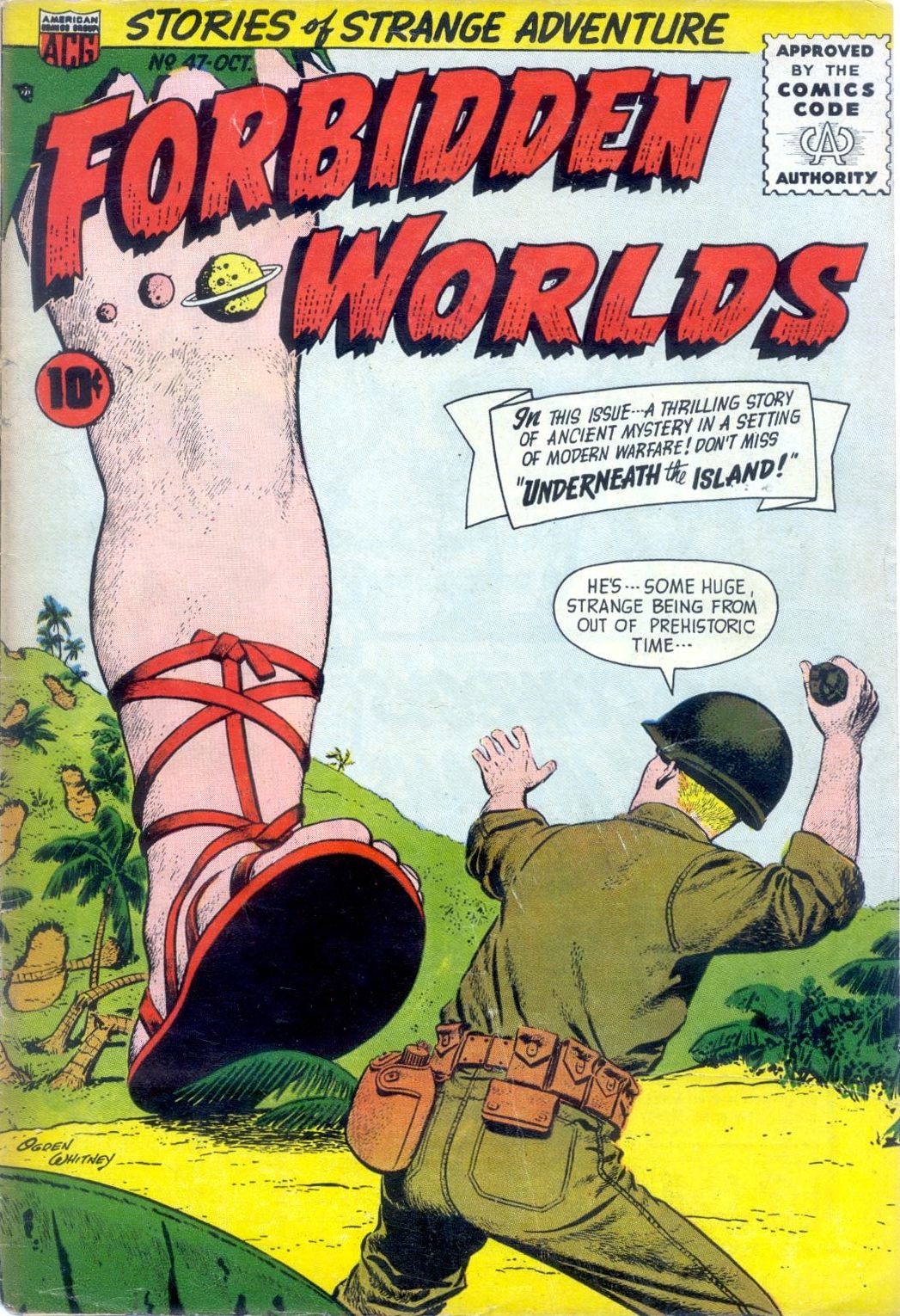 Forbidden Worlds Number 47 Horror Comic Book