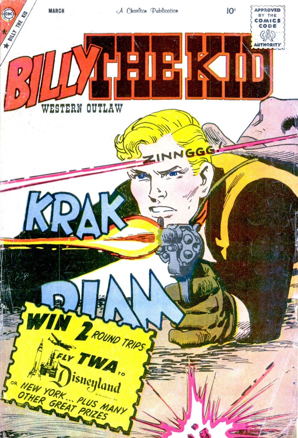 Billy the Kid Number 21 Western Comic Book
