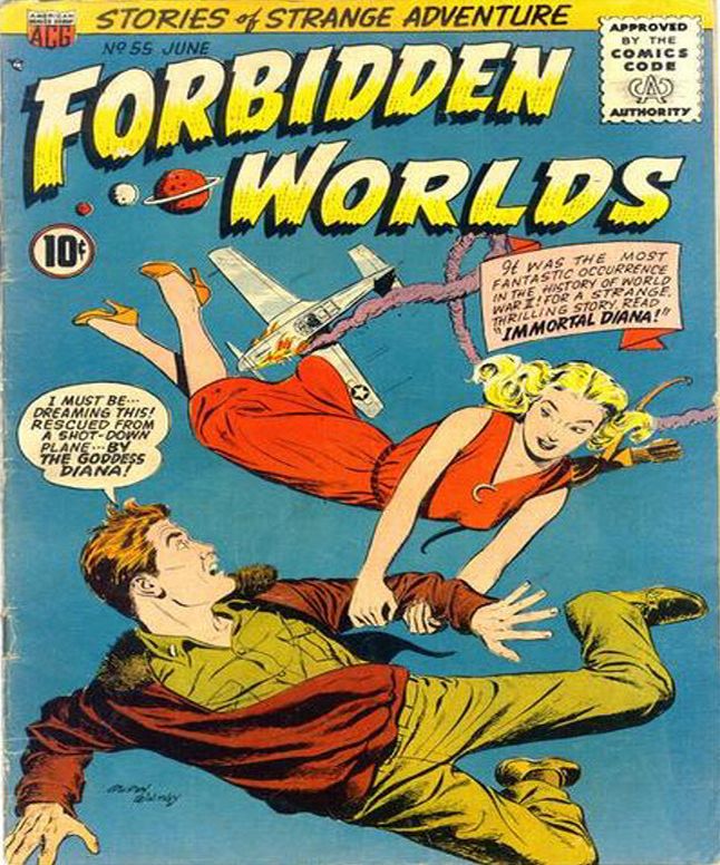 Forbidden Worlds Number 55 Horror Comic Book