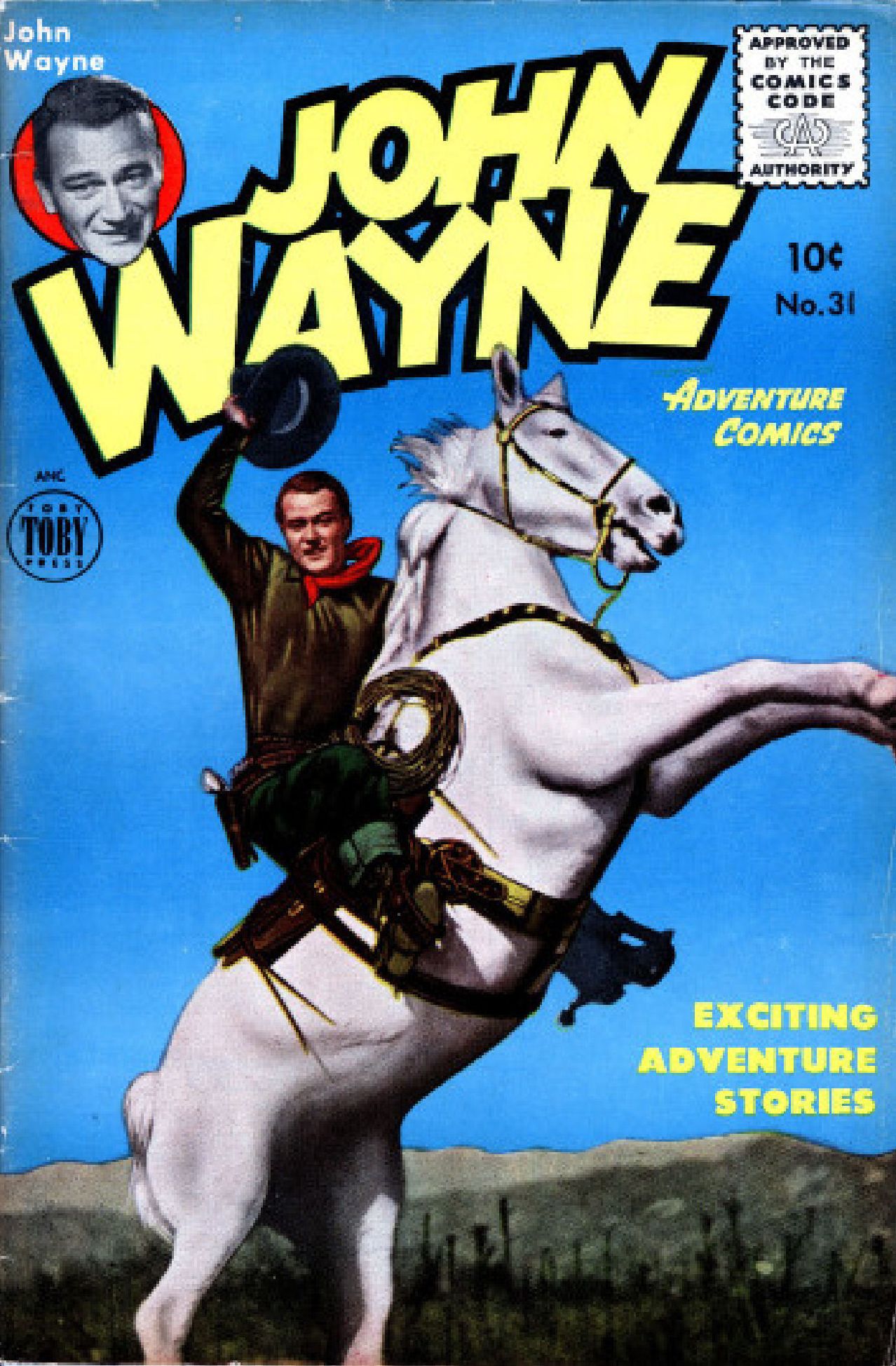 John Wayne Adventure Comics Number 31 Western Comic Book