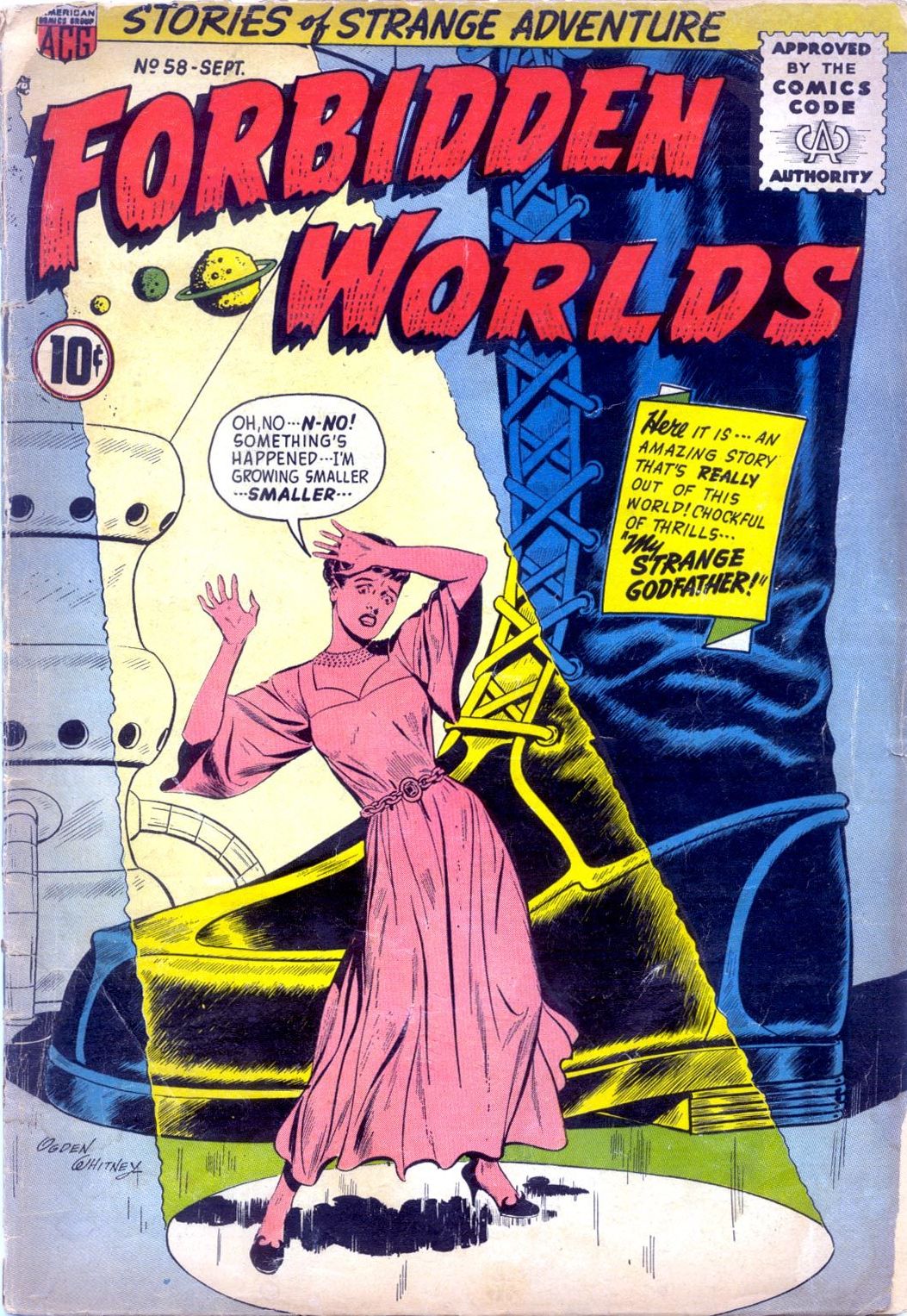 Forbidden Worlds Number 58 Horror Comic Book