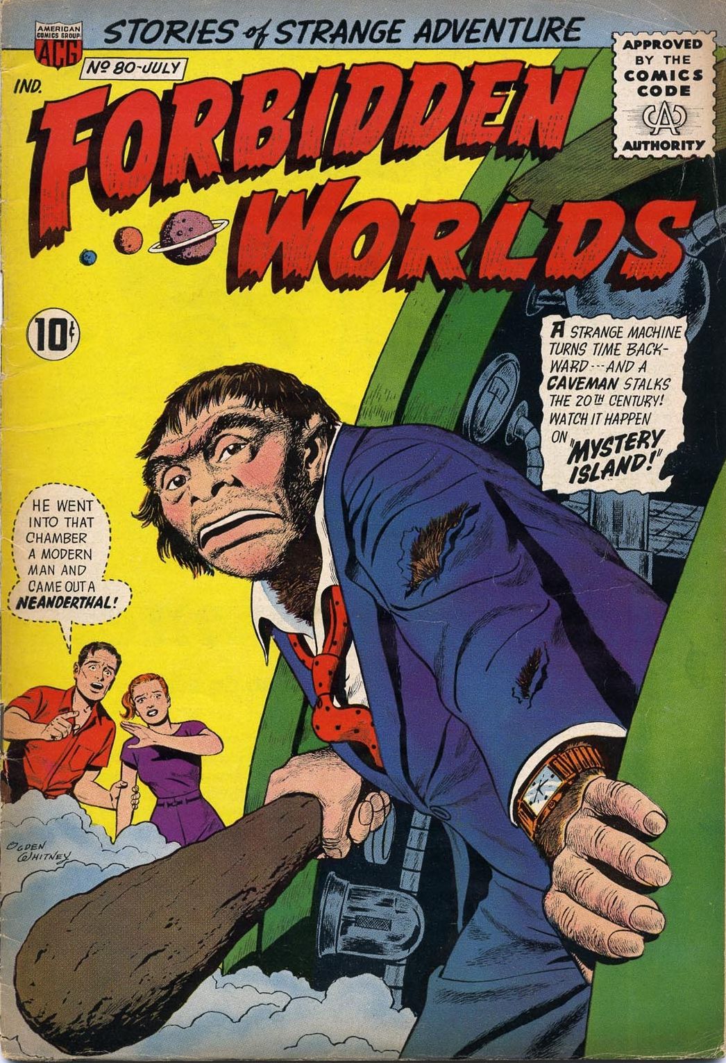 Forbidden Worlds Number 80 Horror Comic Book