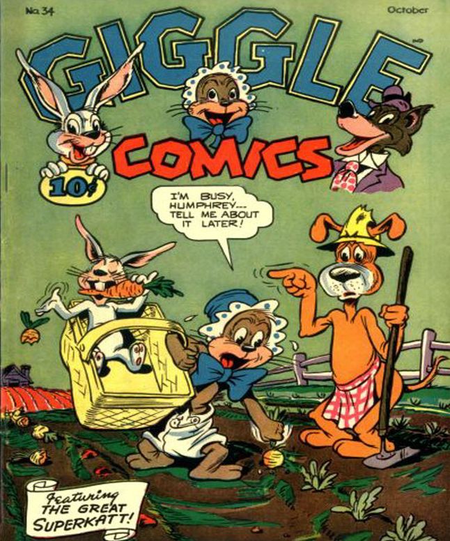 Giggle Comics Number 34 Humor Comic Book
