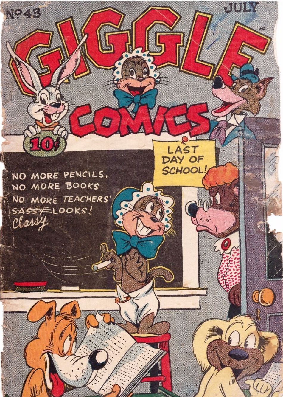 Giggle Comics Number 43 Humor Comic Book