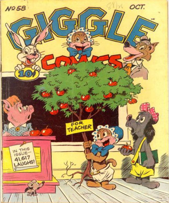 Giggle Comics Number 58 Humor Comic Book
