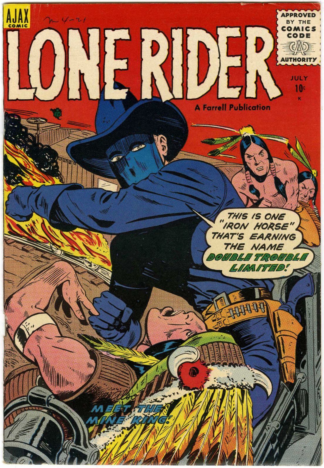 Lone Rider Number 26 Western Comic Book