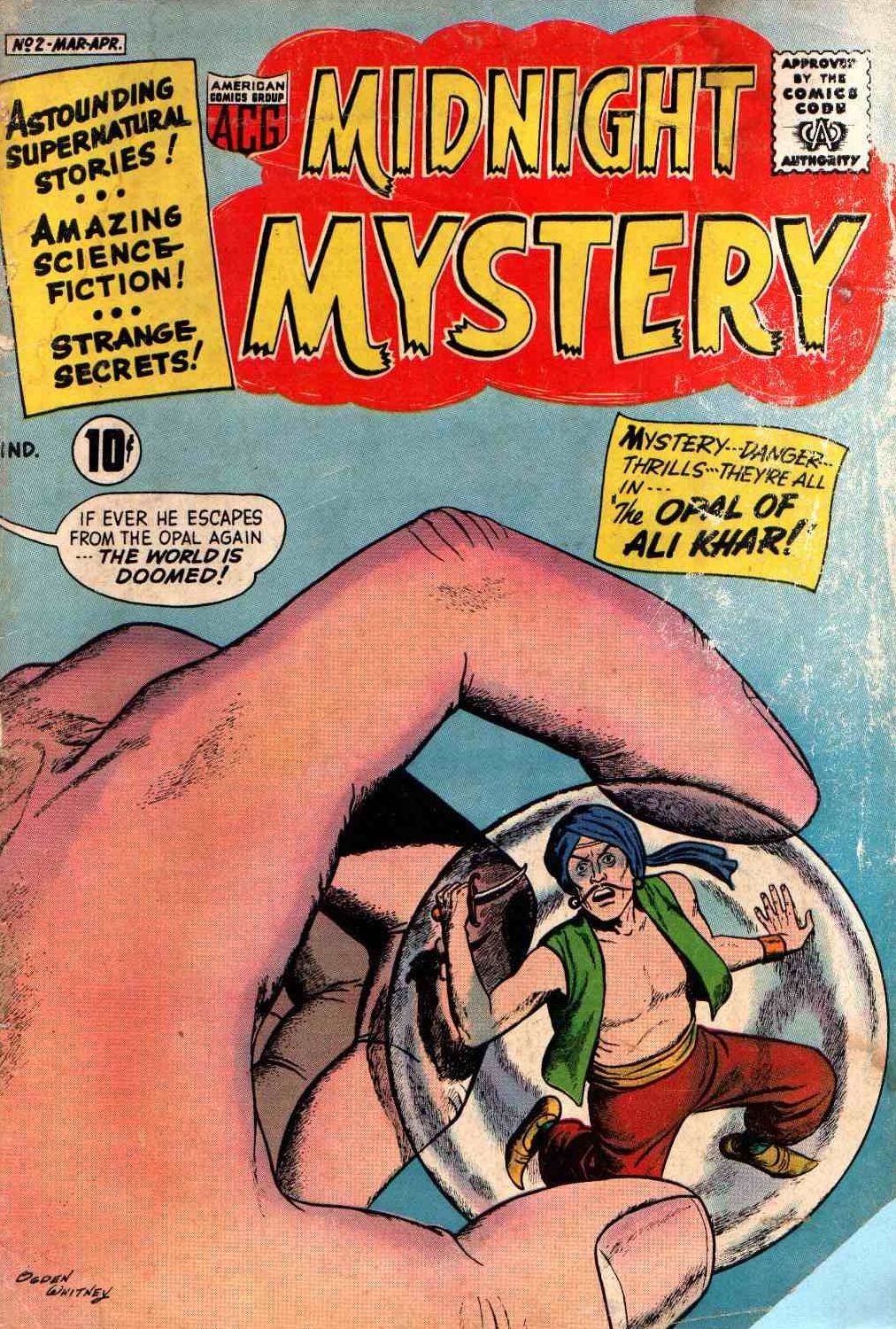 Midnight Mystery Number 2 Horror Comic Book