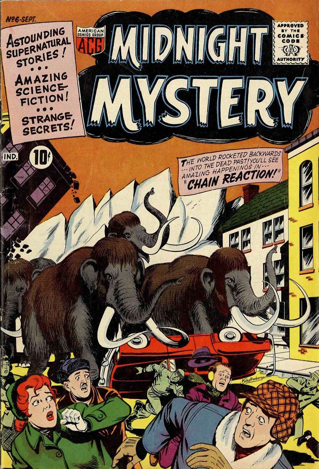 Midnight Mystery Number 6 Horror Comic Book