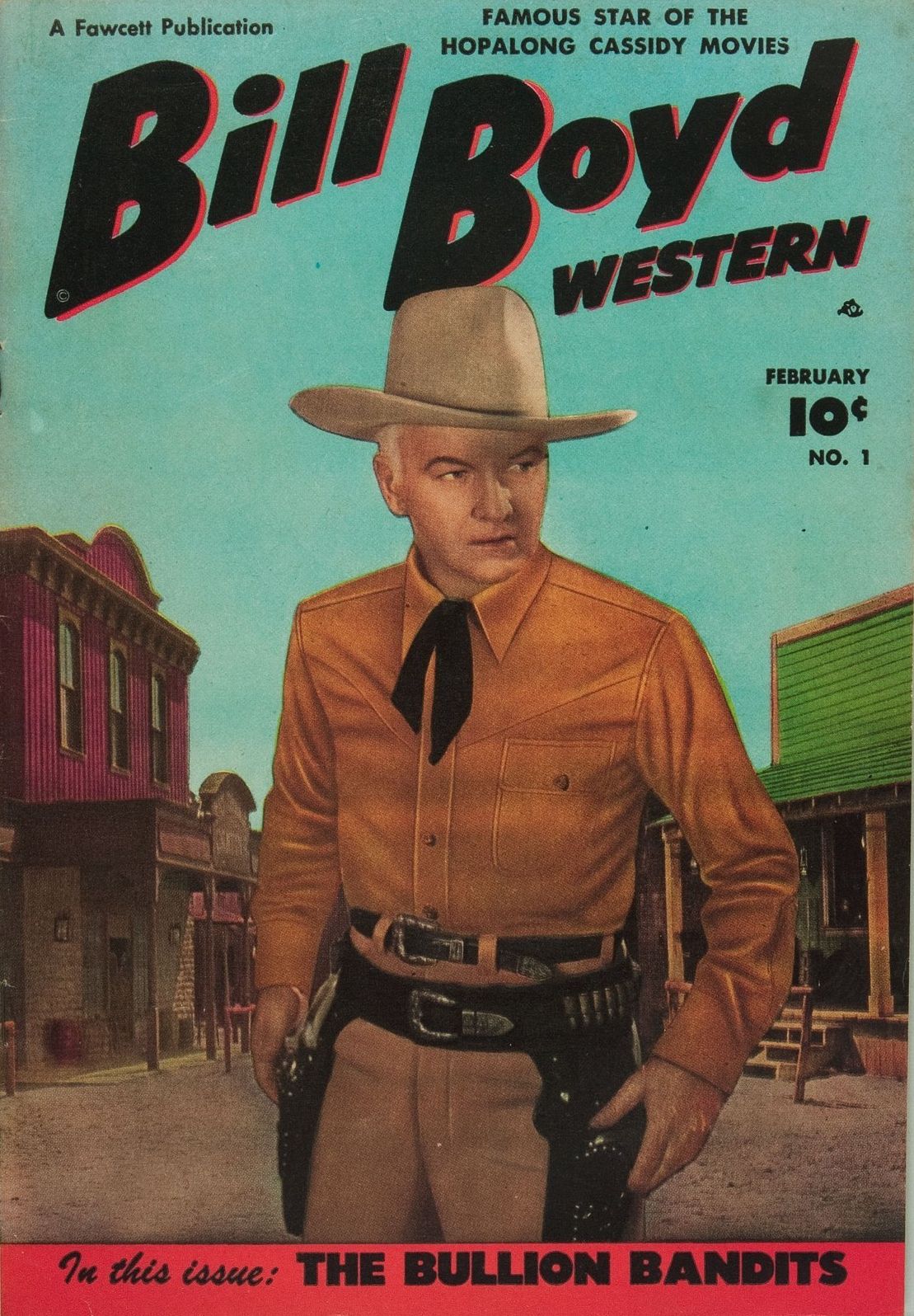 Bill Boyd Number 1 Western Comic Book