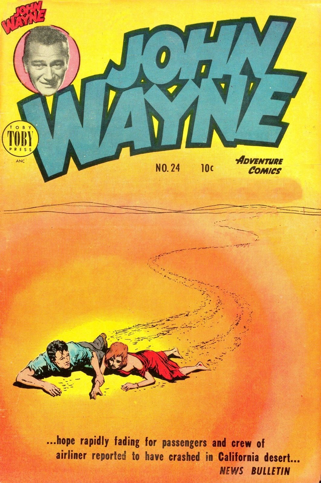 John Wayne Adventure Comics Number 24 Western Comic Book