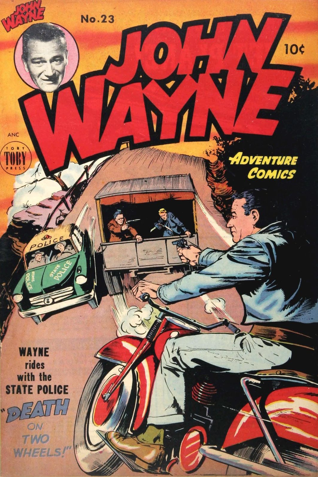John Wayne Adventure Comics Number 23 Western Comic Book