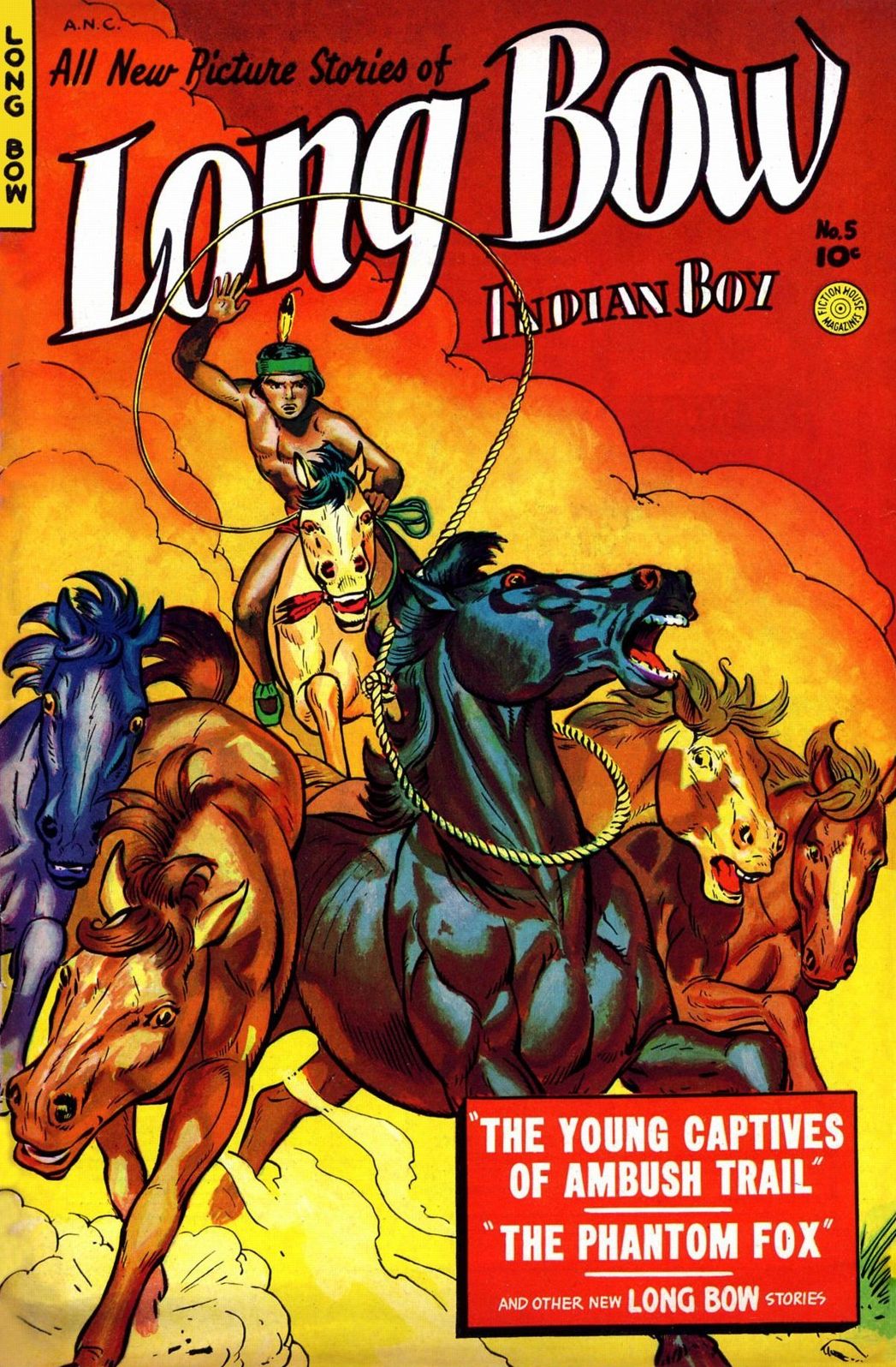 Long Bow Number 5 Western Comic Book