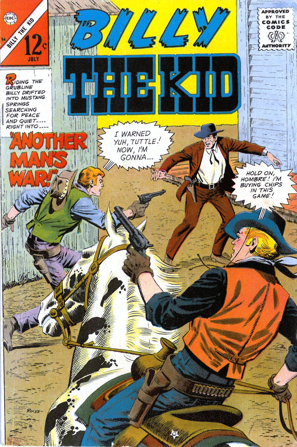 Billy the Kid Number 56 Western Comic Book