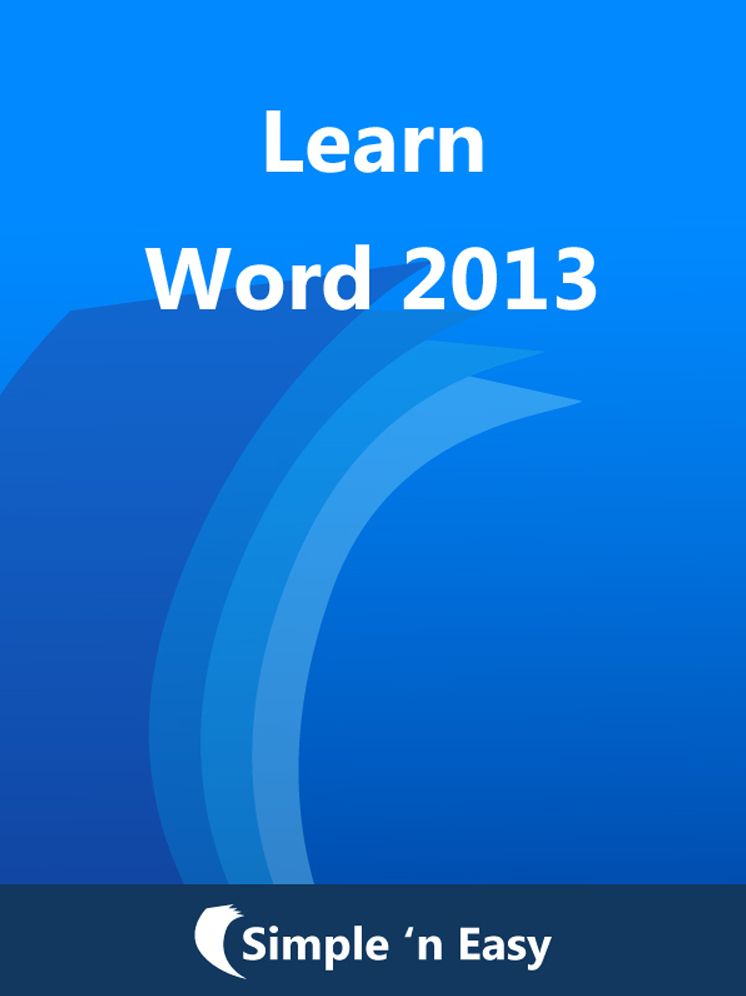 Learn Word 2013