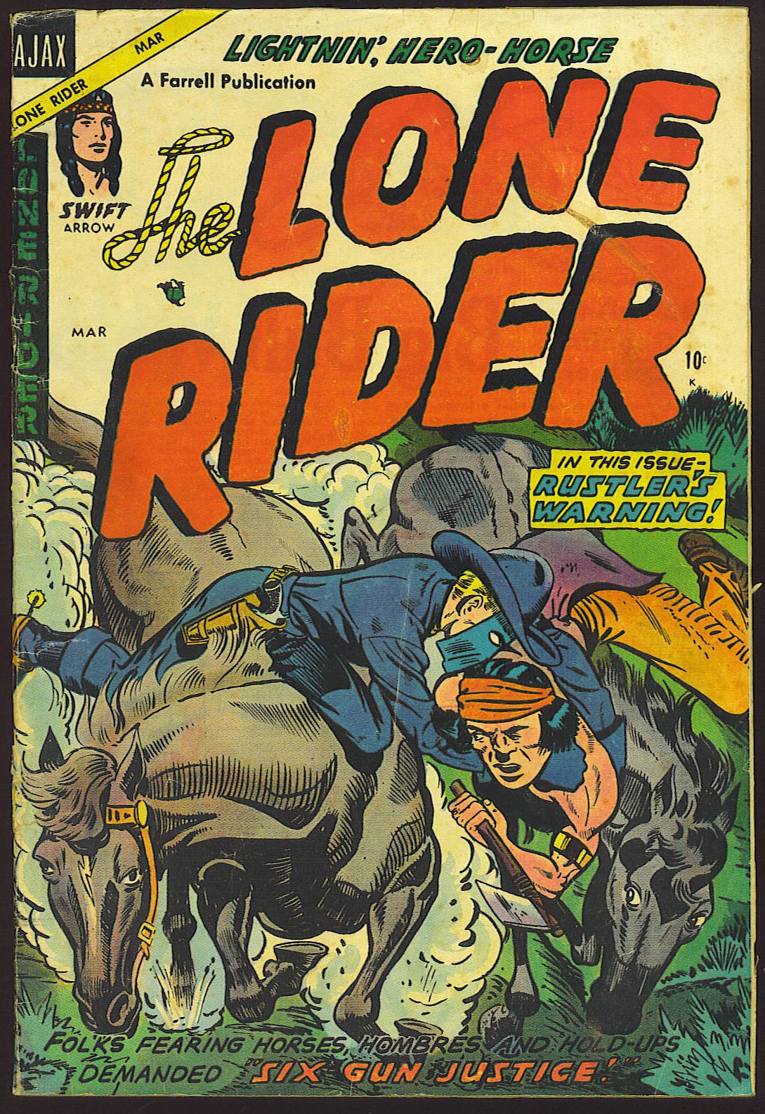 Lone Rider Number 24 Western Comic Book