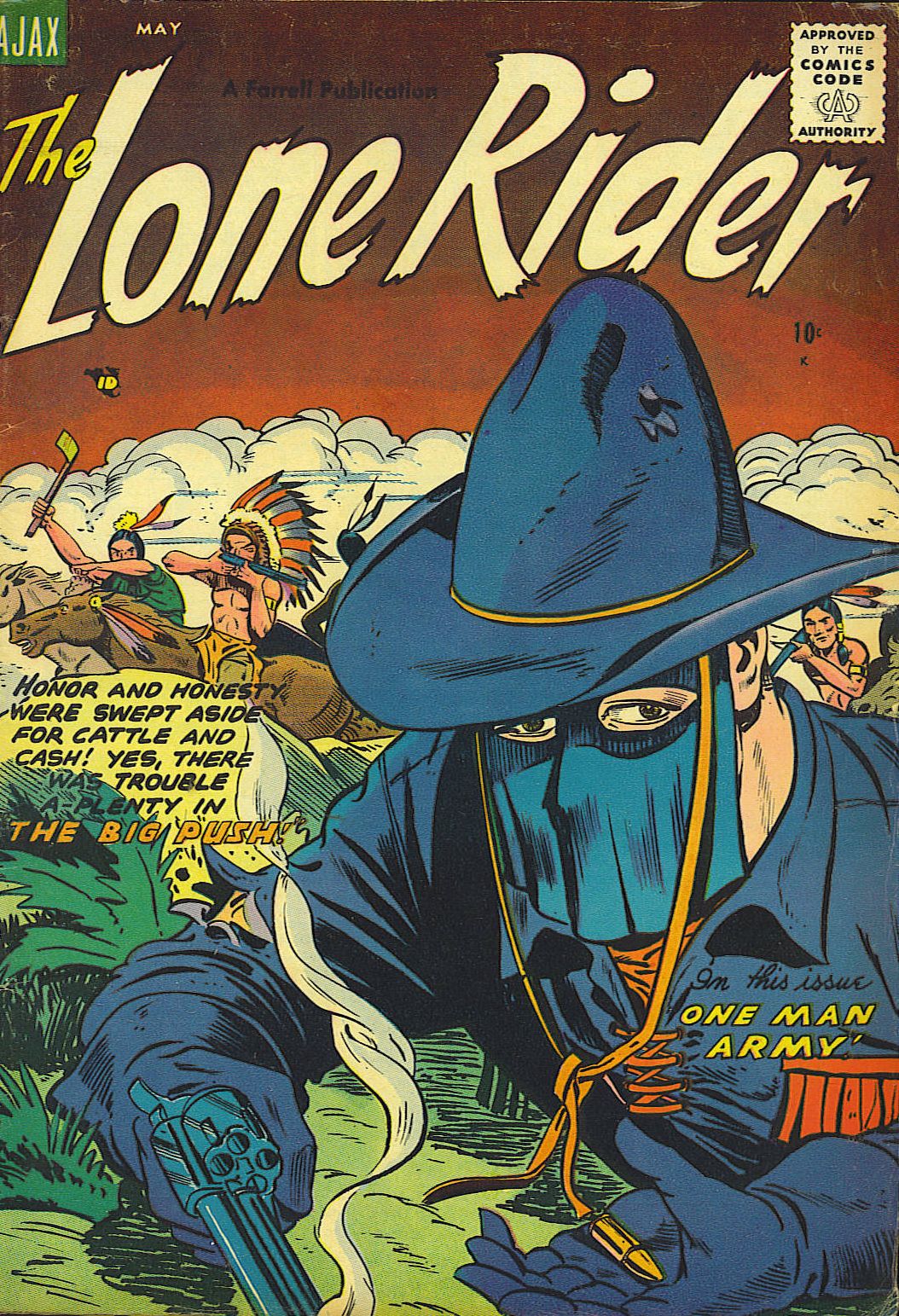 Lone Rider Number 25 Western Comic Book