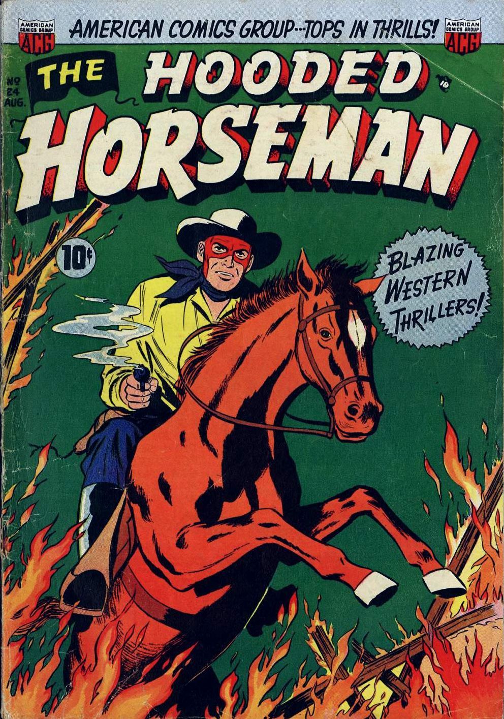 Hooded Horseman Number 24 Mystery Comic Book