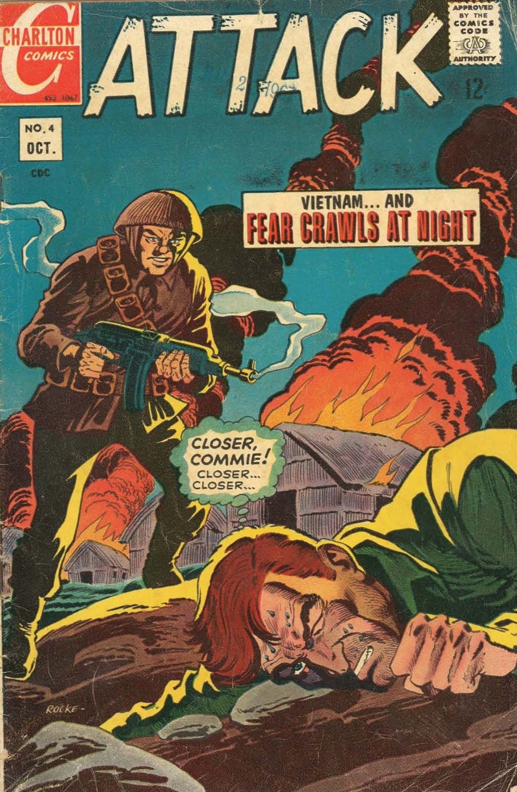 Attack Number 4 War Comic Book