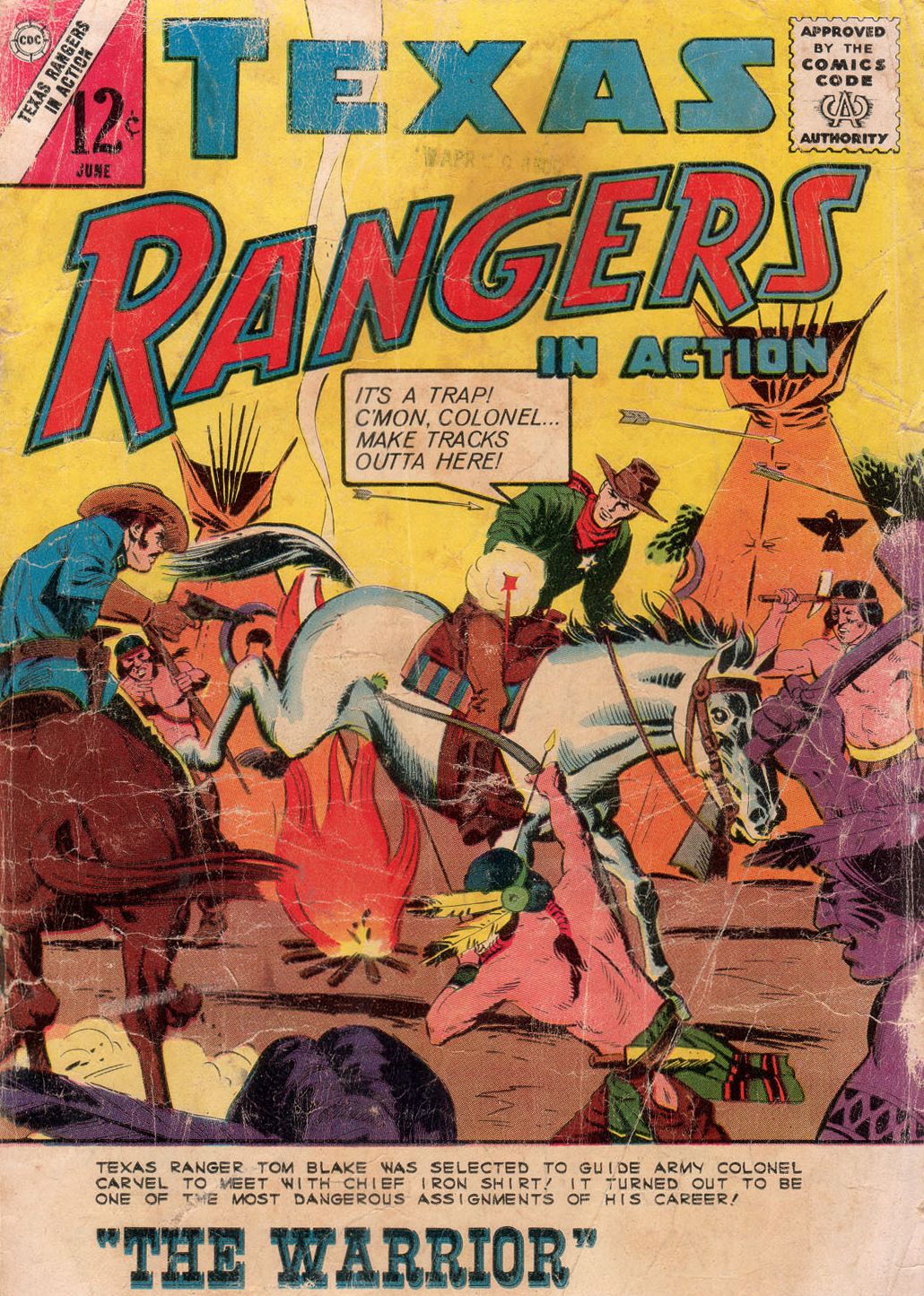 Texas Rangers in Action Number 46 Western Comic Book
