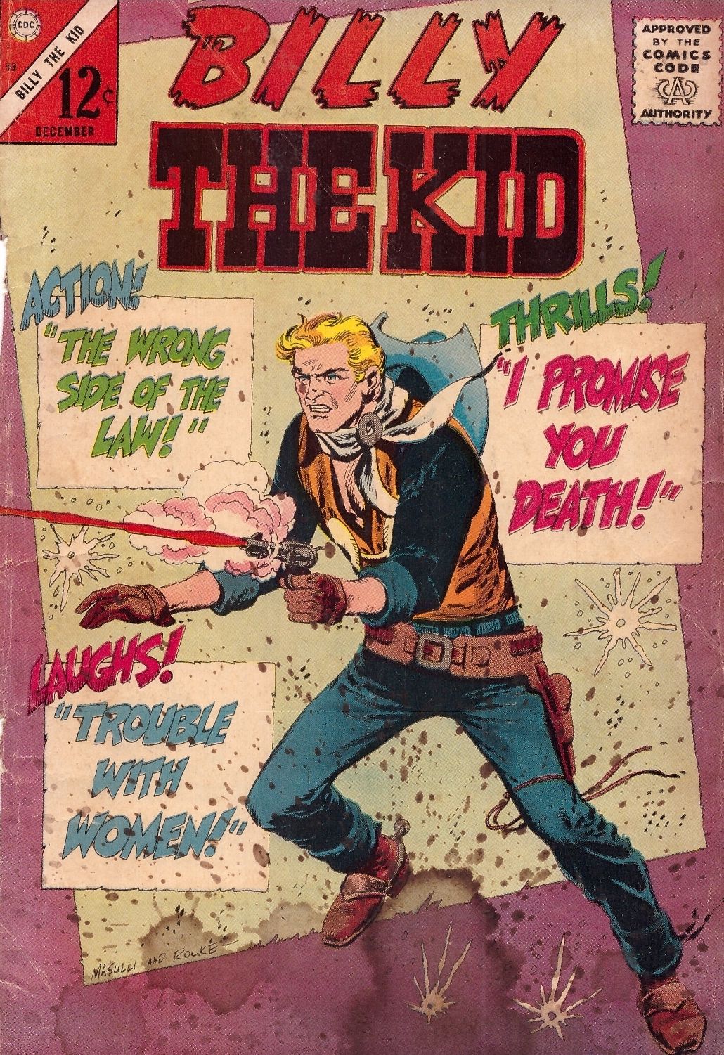 Billy the Kid Number 53 Western Comic Book
