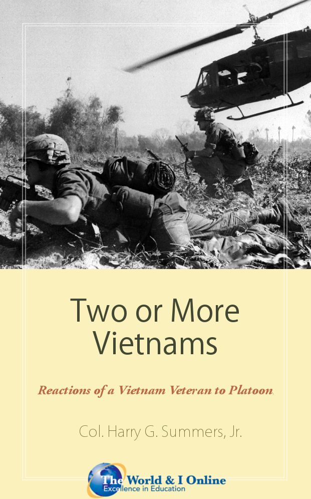 Two or More Vietnams: Reactions of a Vietnam Veteran to Platoon
