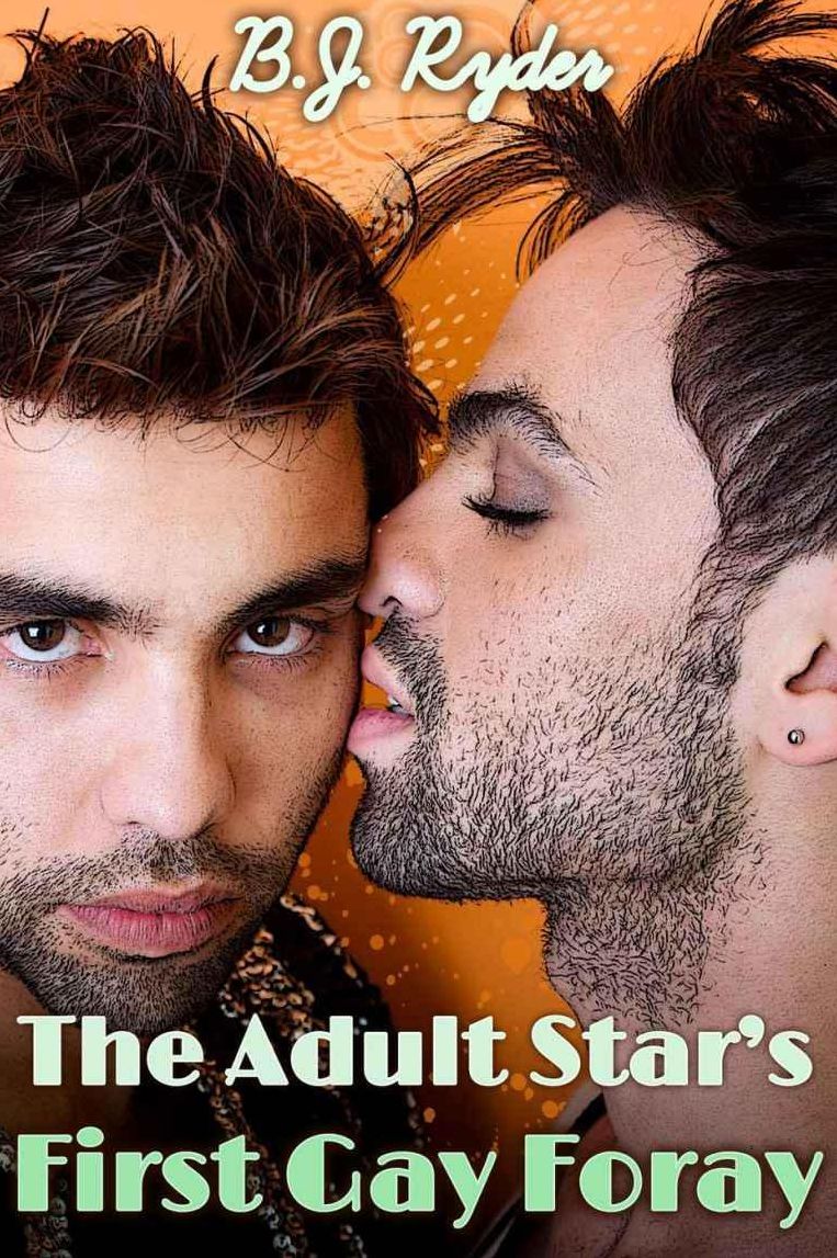 The Adult Star's First Gay Foray (First Time Gay Menage Erotica)
