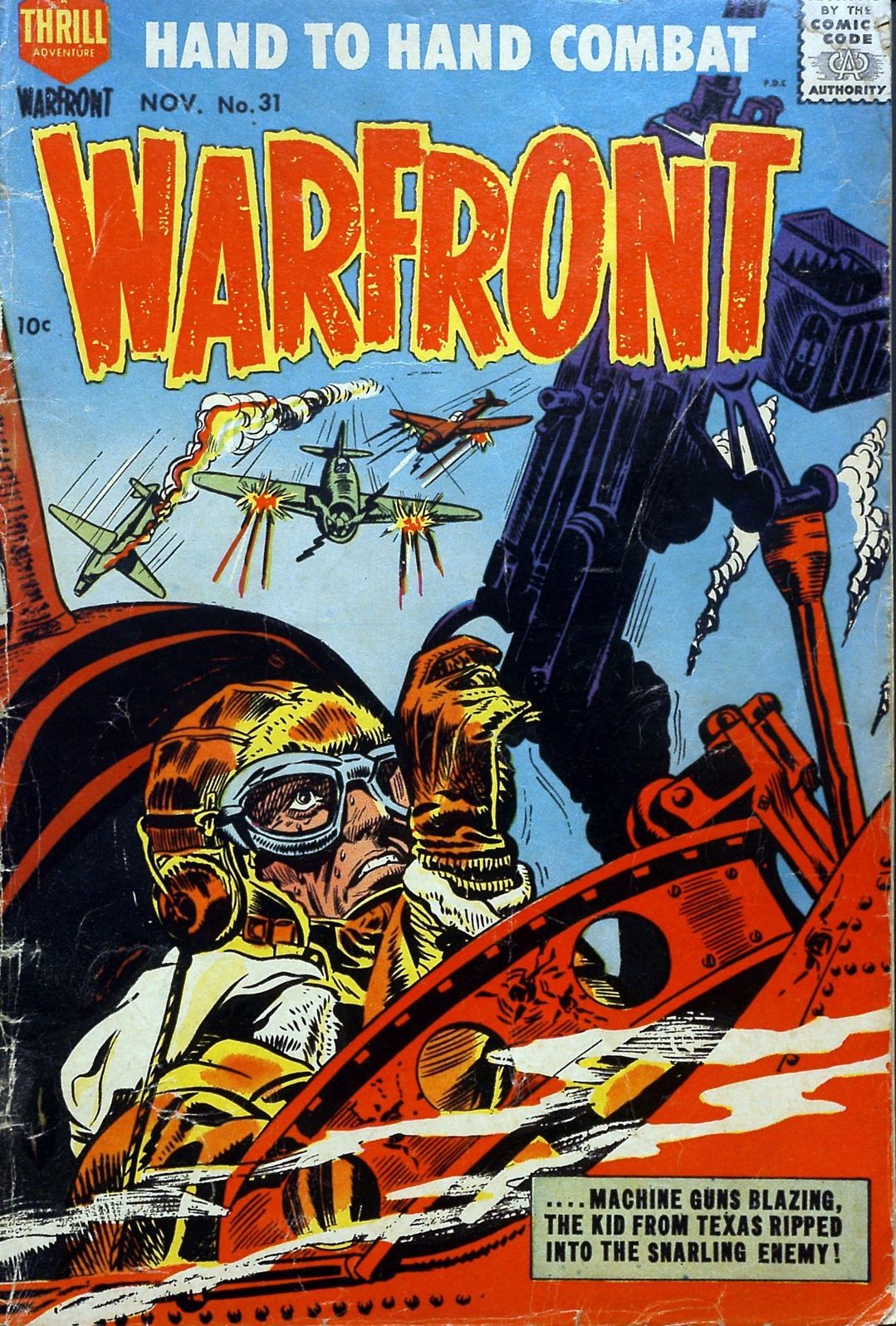 Warfront Number 31 War Comic Book