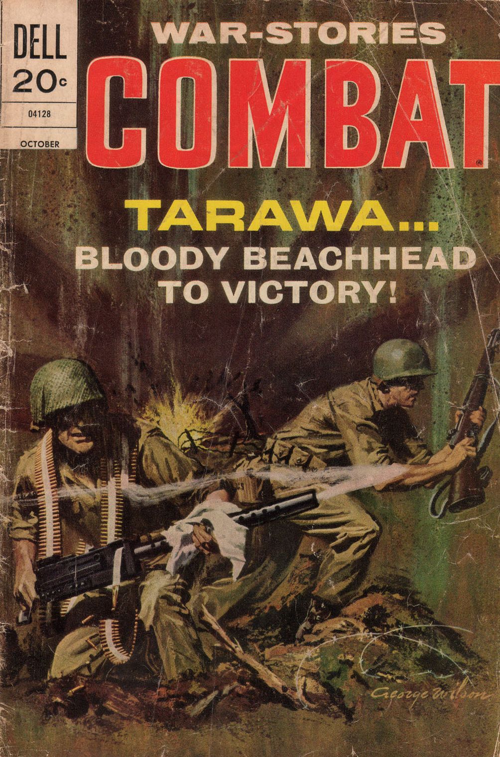 Combat Number 40 War Comic Book