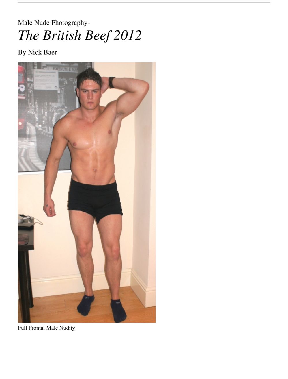 Male Nude Photography The British Beef 2012