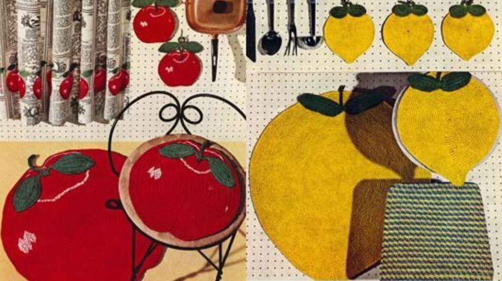 Apples and Lemons – Kitchen Rugs, Stool Covers and Potholders to Crochet