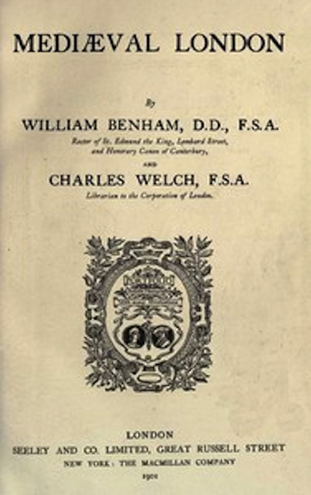 Medi&aelig;val London (Illustrated)
