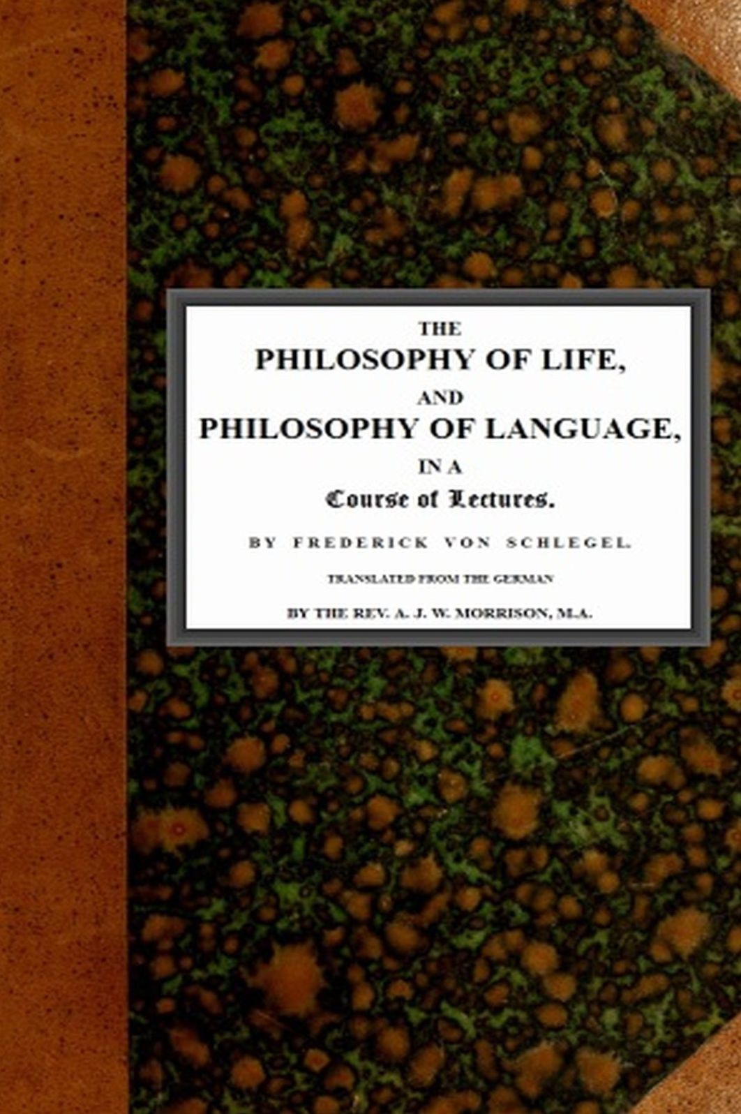 THE PHILOSOPHY OF LIFE AND PHILOSOPHY OF LANGUAGE